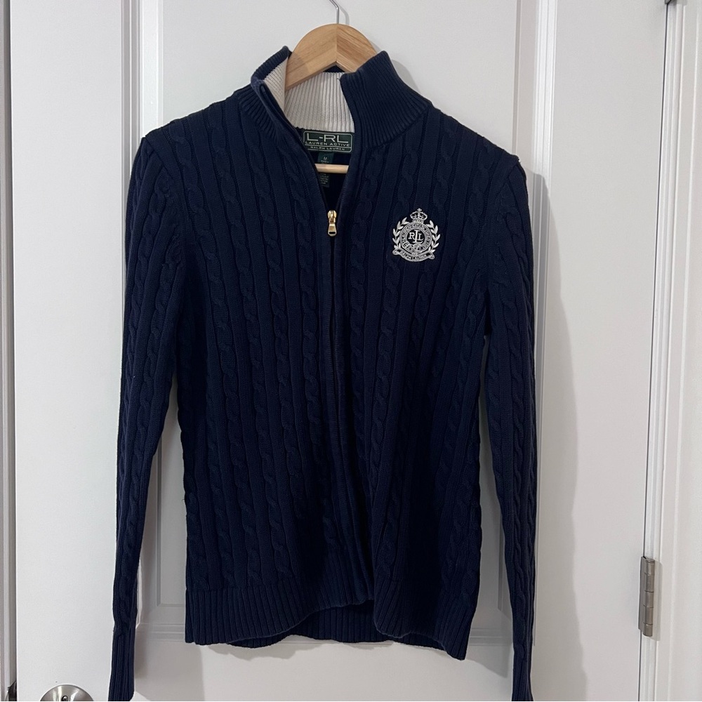 Lauren active Ralph lauren cable knit sweater
